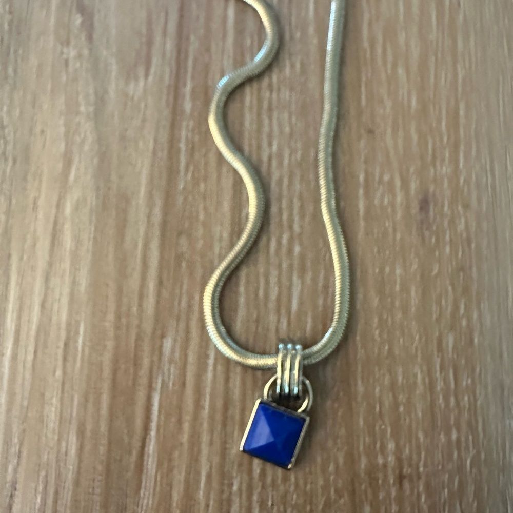 Vintage Avon SAQ Snake Chain Necklace signed